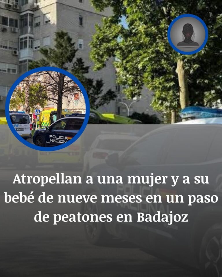 Una moto arrolla a una madre y a su bebé en un paso de peatones de Badajoz