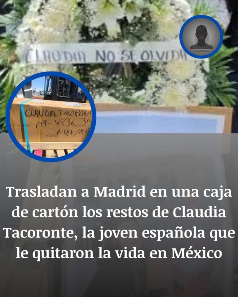 Claudia Tacoronte: los restos parten de México hacia Madrid tras el feminicidio