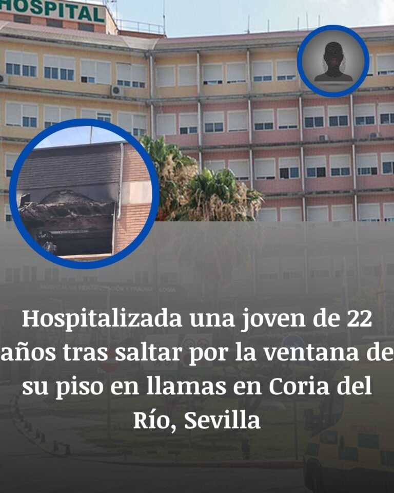 Una joven salta por la ventana de su piso en llamas en Coria del Río y acaba hospitalizada