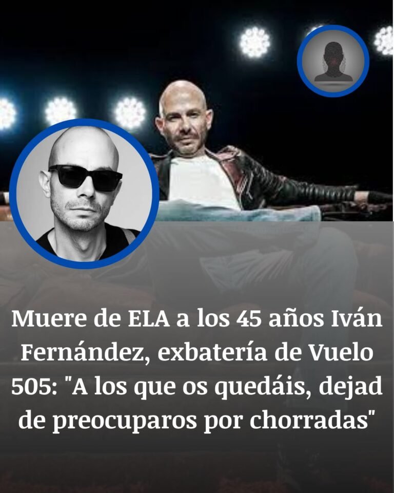 Muere de ELA a los 45 años Iván Fernández, exbatería de Vuelo 505