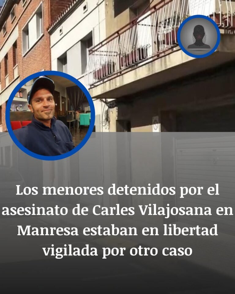 Manresa: los menores acusados de matar a Carles Vilajosana estaban bajo libertad vigilada