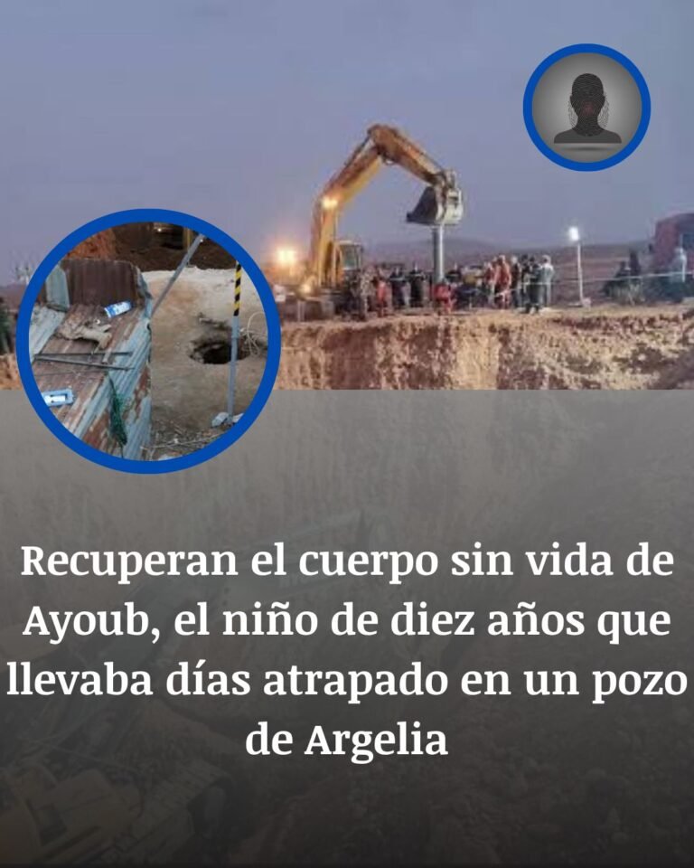 Argelia: recuperan el cuerpo de Ayoub tras cuatro días atrapado en un pozo