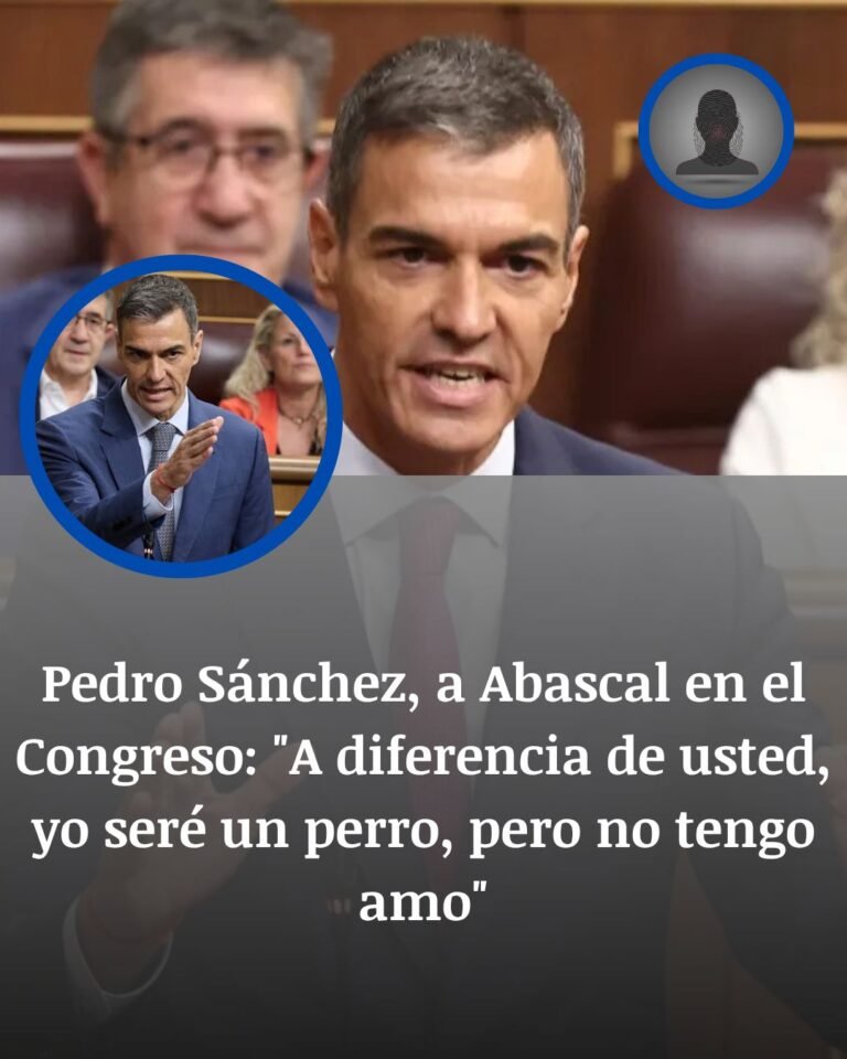 Sánchez responde a Abascal en el Congreso: «Seré un perro, pero no tengo amo»