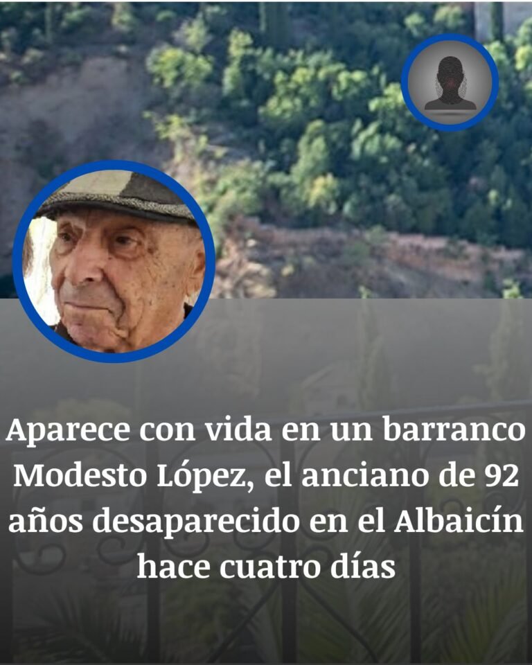 Granada: hallan con vida a Modesto López tras cuatro días desaparecido