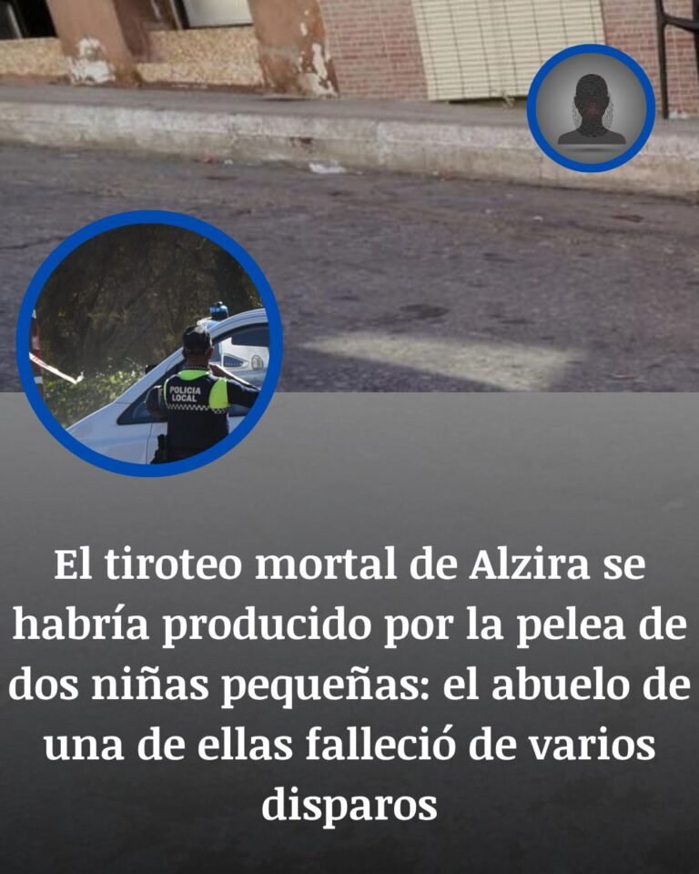 Alzira: una discusión entre dos niñas terminó en un tiroteo con un muerto