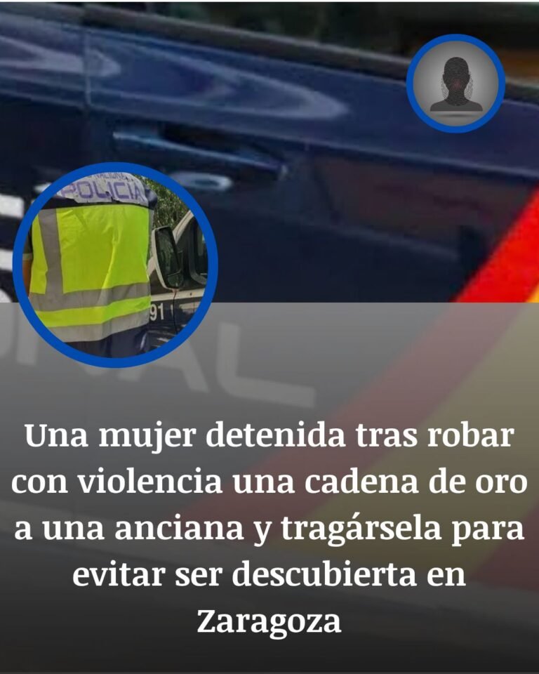 Zaragoza: detenida tras arrancar una cadena a una anciana y tragársela