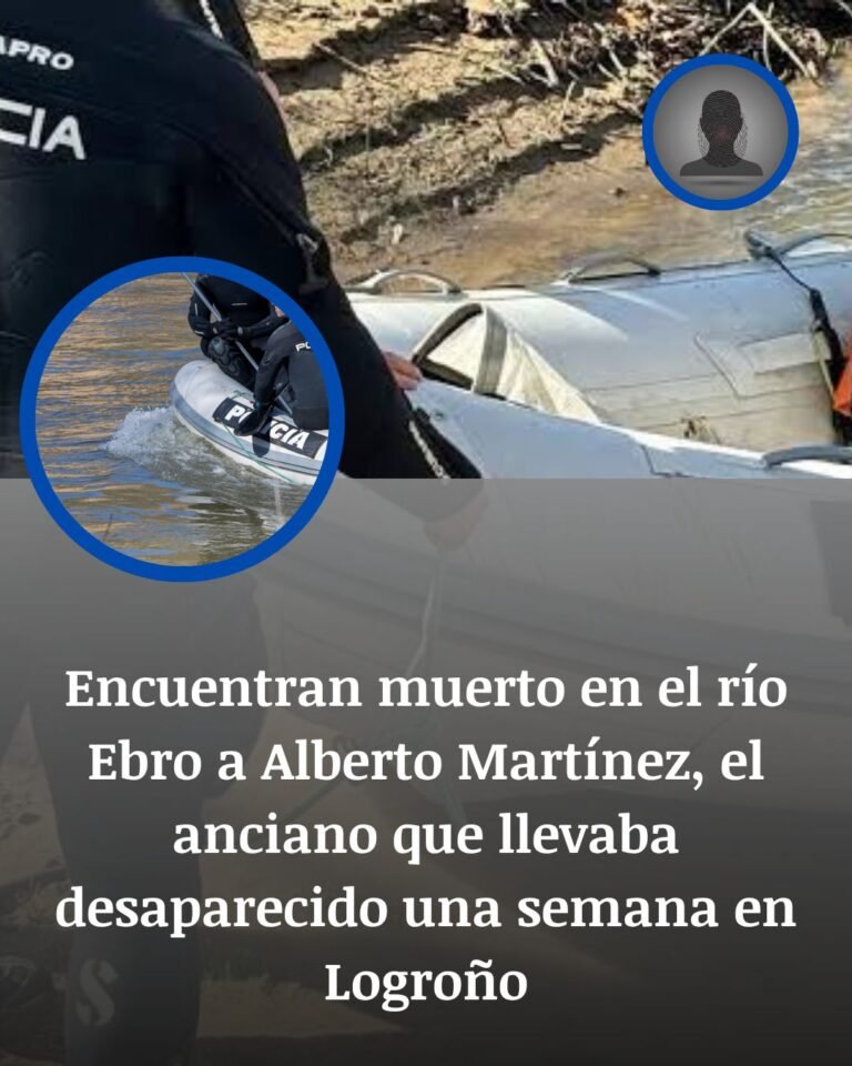 Hallan muerto en el Ebro a Alberto Martínez tras una semana desaparecido en Logroño