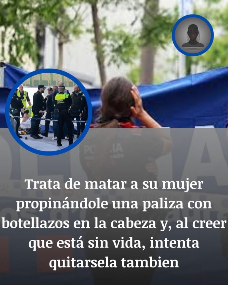 Seis policías irrumpen en un piso de Santiago y salvan a una mujer atacada a botellazos por su marido
