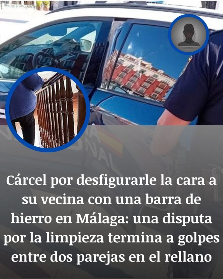 Málaga: tres años y medio de cárcel por desfigurar a su vecina tras una pelea por la limpieza