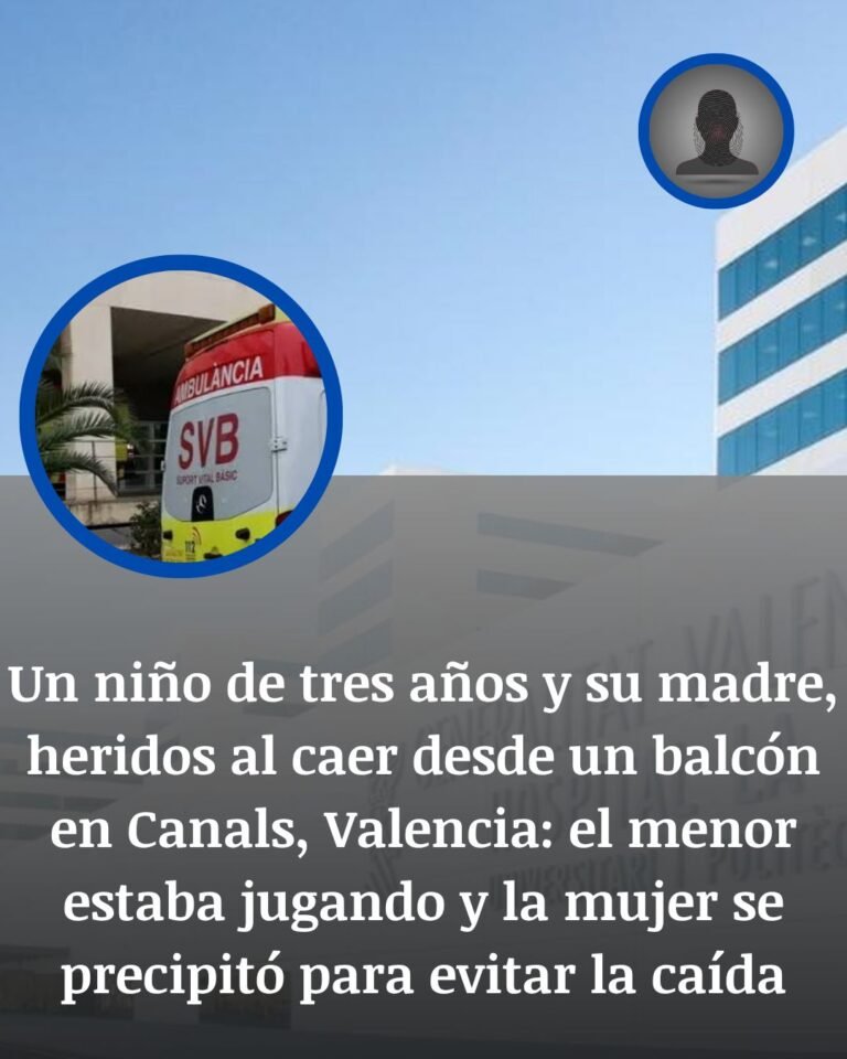 Un niño de tres años y su madre, hospitalizados tras caer desde un balcón en Canals