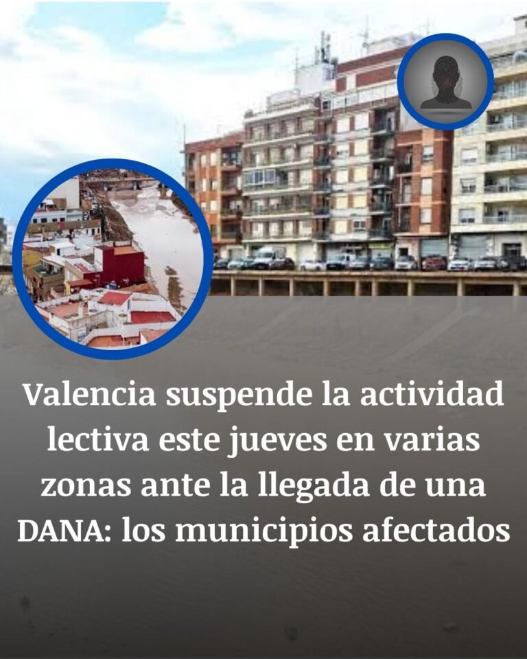 València suspende las clases en zonas inundables ante la alerta naranja por lluvias
