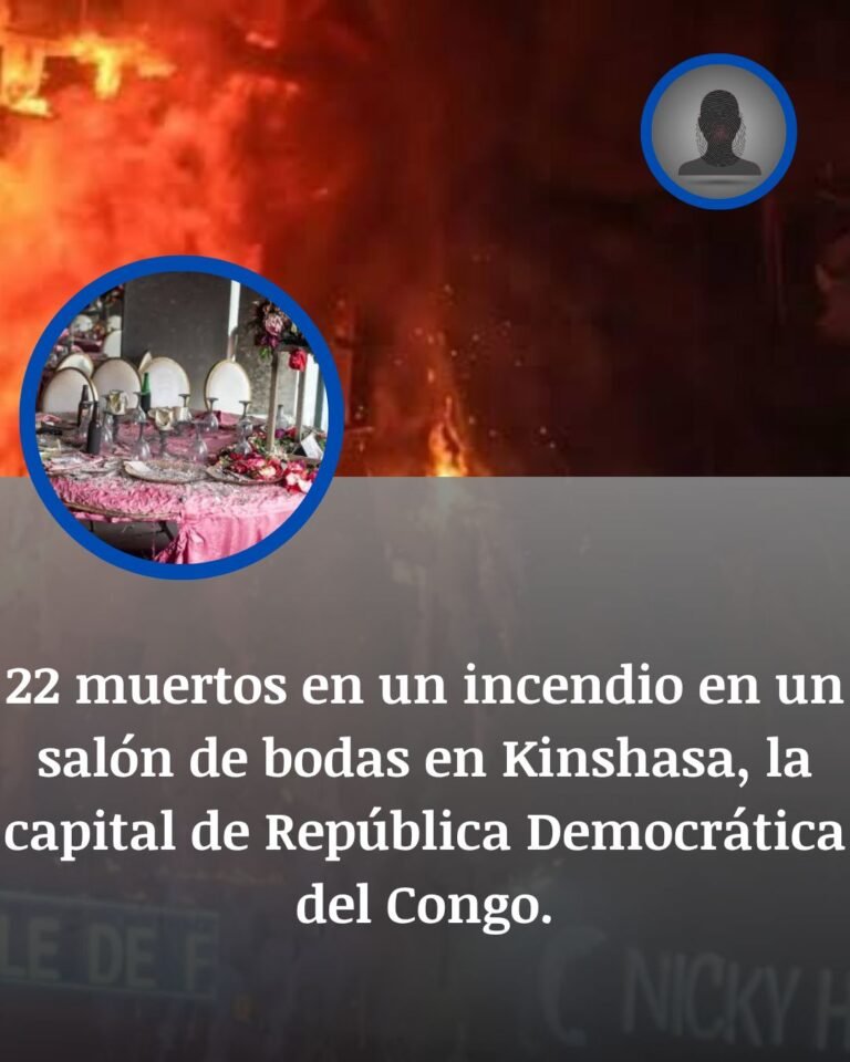 Kinshasa: 22 muertos en el incendio de un salón de bodas