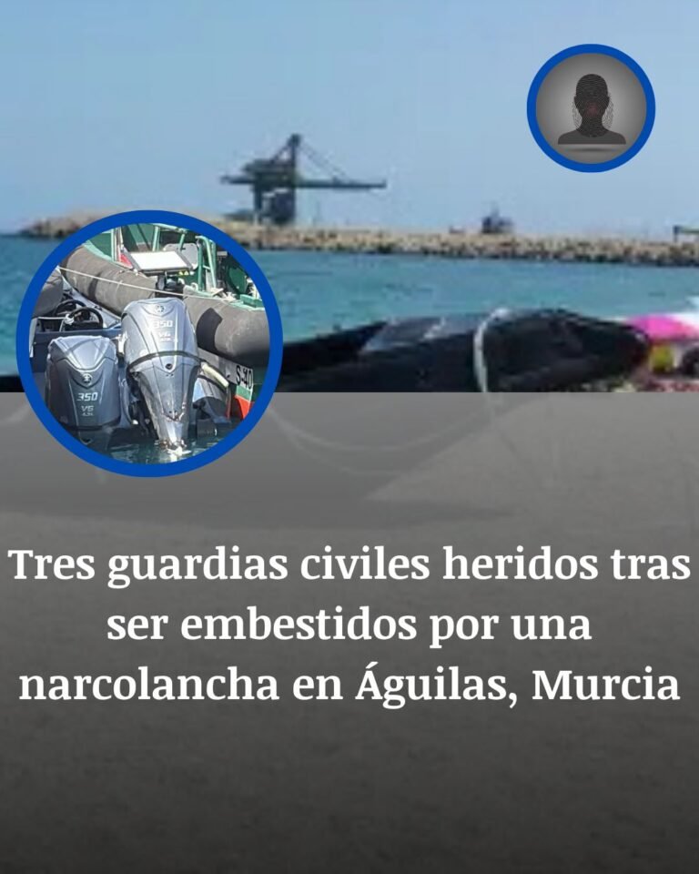 Águilas: una narcolancha embiste a una patrullera y deja tres guardias civiles heridos