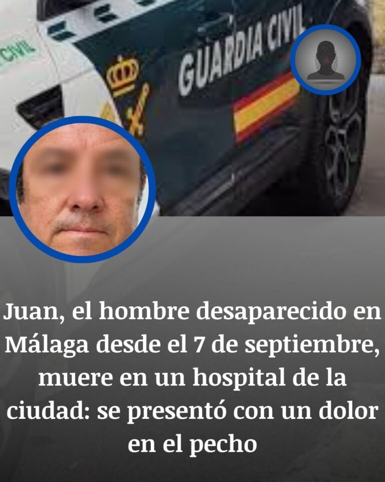 Muere Juan M. C., el hombre de 65 años que desapareció en Málaga