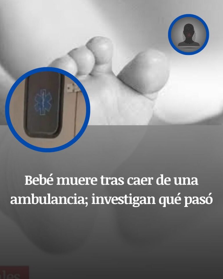 Nayarit: una bebé muere tras caer de una ambulancia en movimiento