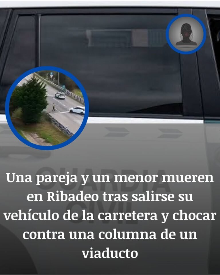 Tres miembros de una familia mueren tras chocar contra un viaducto en la A-8, en Ribadeo
