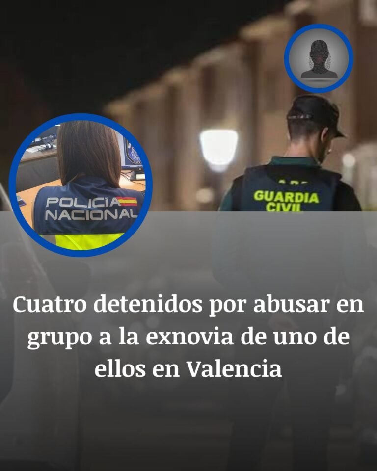 Valencia: cuatro detenidos por la presunta agresión sexual grupal a la exnovia de uno de ellos