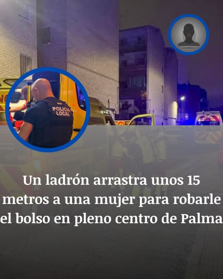 Palma: arrastran a una mujer quince metros para robarle el bolso en Jaume III