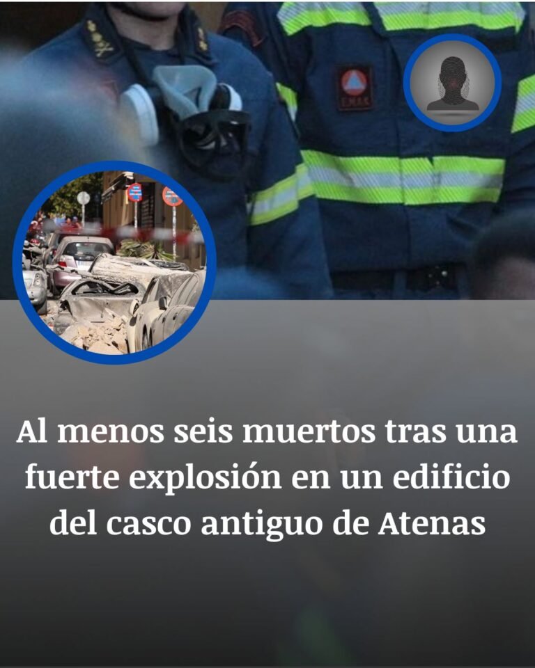 Atenas: seis muertos tras la explosión que derrumbó un edificio en Plaka