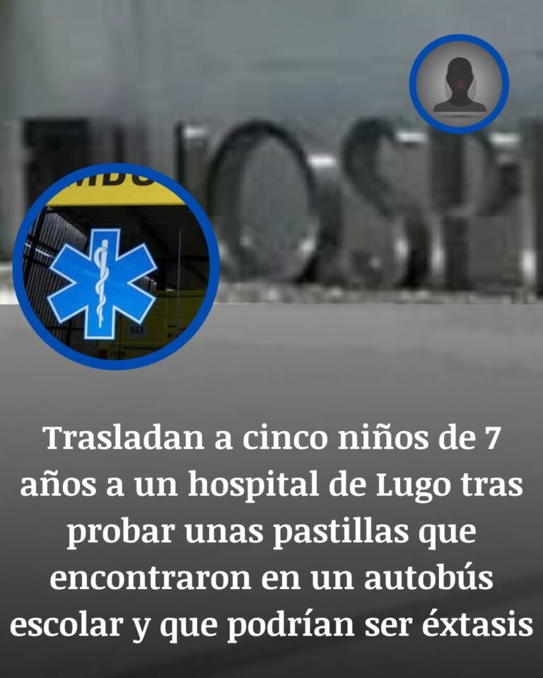 Cinco niños acaban en el hospital tras hallar unas pastillas en un autobús escolar de Lugo