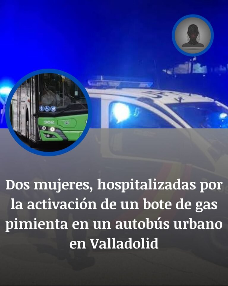 Valladolid: dos mujeres hospitalizadas tras la activación indebida de gas pimienta