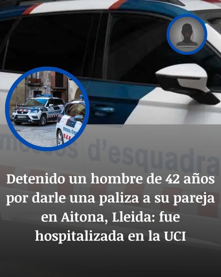 Detenido en Aitona tras una agresión a su pareja que la dejó en la UCI