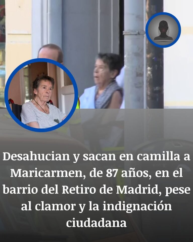 Maricarmen, desahuciada a los 87 años tras siete décadas en su casa de Retiro