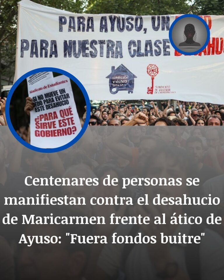 Desahucio de Maricarmen: 10.000 personas llevan la protesta al ático de Ayuso en Chamberí