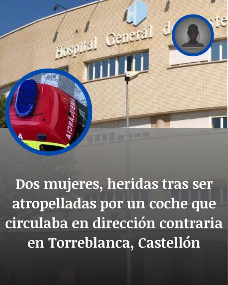 Dos mujeres hospitalizadas tras un atropello en dirección contraria en Torreblanca