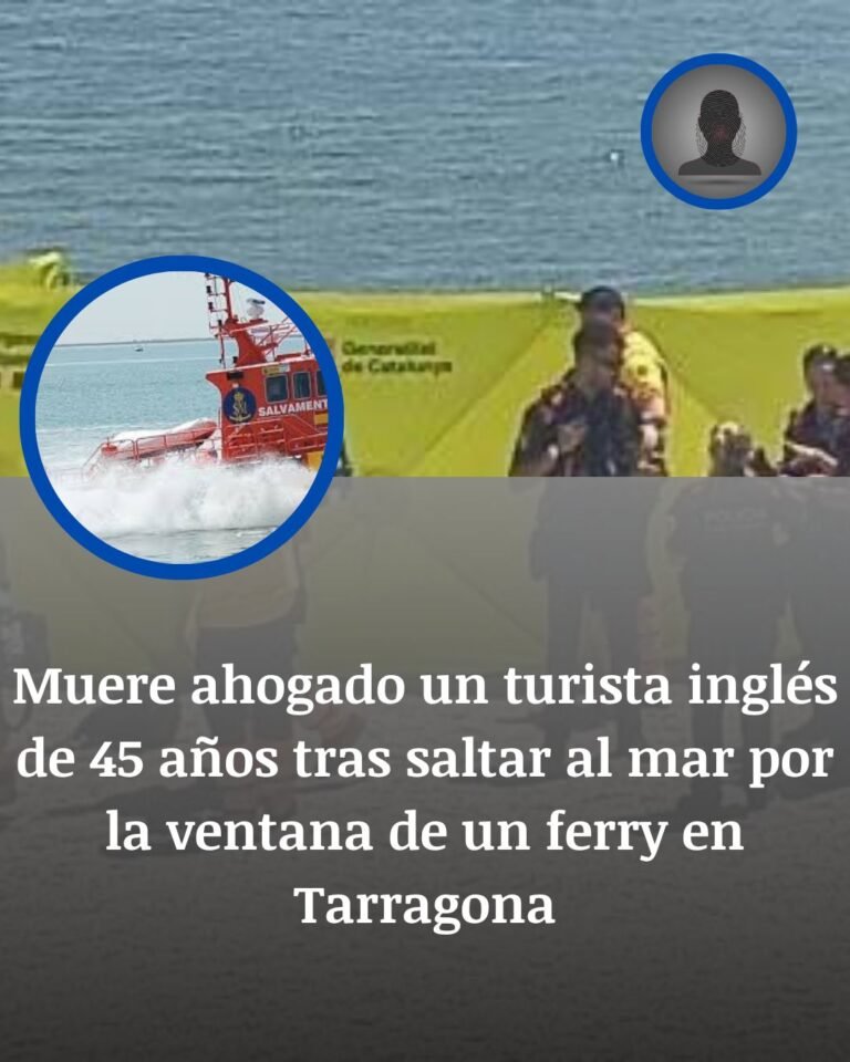 Muere un turista inglés tras saltar de un ferri en marcha entre Cambrils y Salou