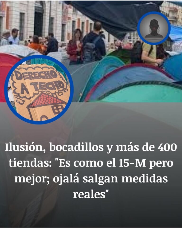 La acampada por Maricarmen supera las 400 tiendas en Sol y espera una respuesta política