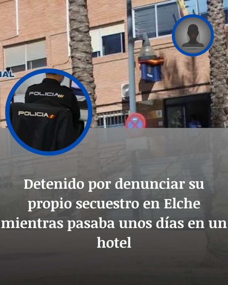 Elche: detenido tras simular un secuestro mientras se alojaba en un hotel