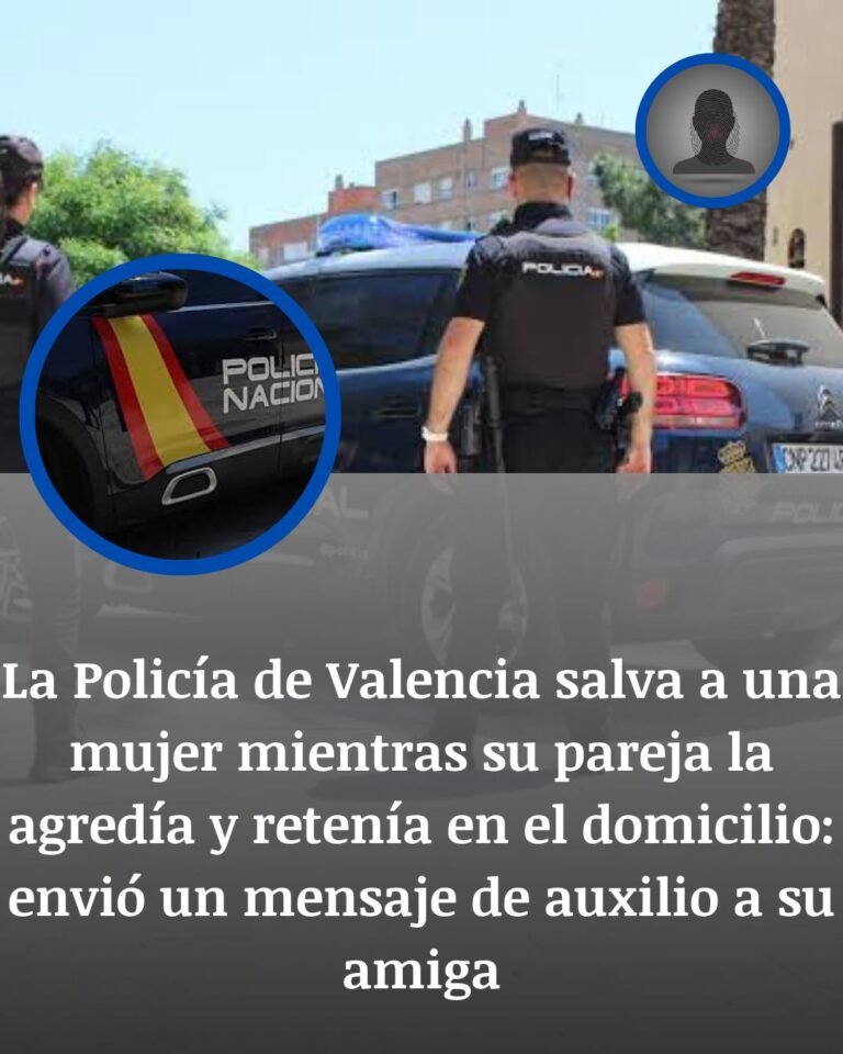 Valencia: rescatan a una mujer retenida y agredida por su pareja tras un mensaje de auxilio