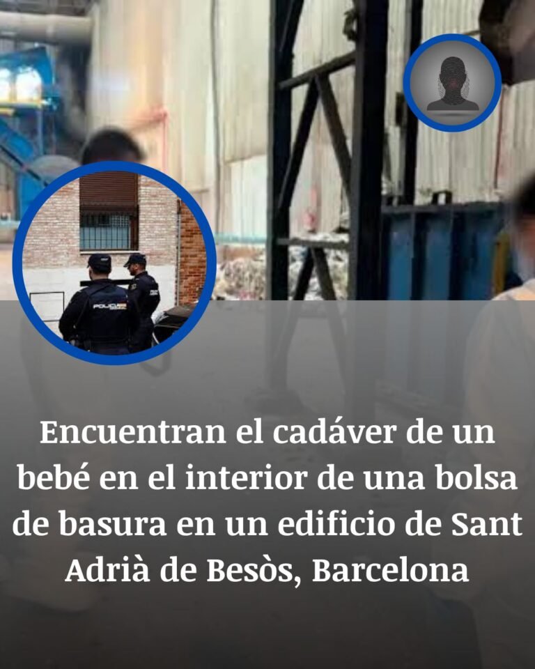 Hallan el cadáver de un bebé dentro de una bolsa de basura en un edificio de Sant Adrià de Besòs
