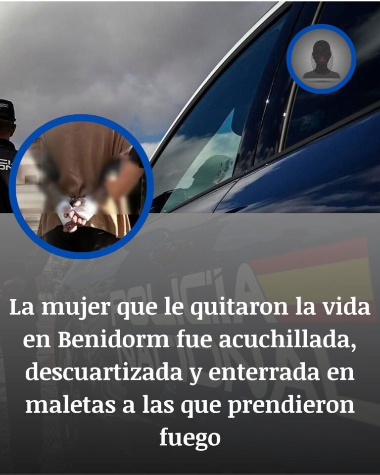 Benidorm: una mujer fue asesinada y sus restos acabaron en maletas incendiadas