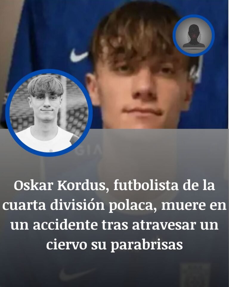 Oskar Kordus muere a los 20 años tras un accidente con un ciervo en Polonia