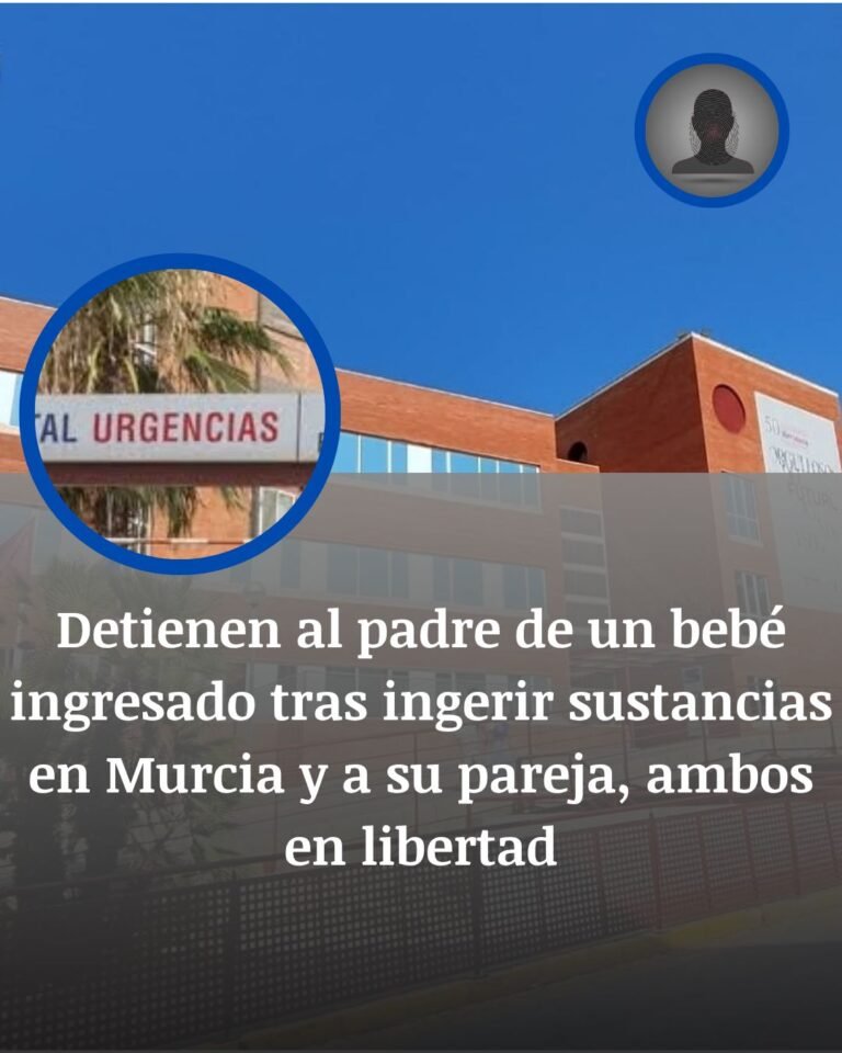 Bebé intoxicado por cocaína en Murcia: detenido su padre tras el ingreso hospitalario