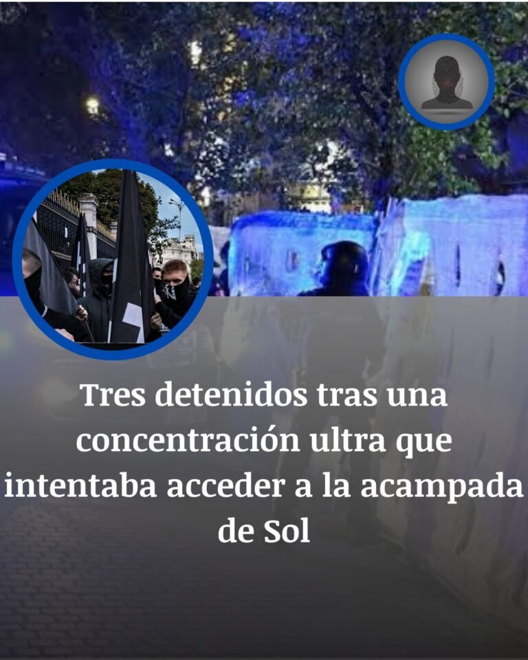 Tres detenidos tras intentar llegar a la acampada de Sol