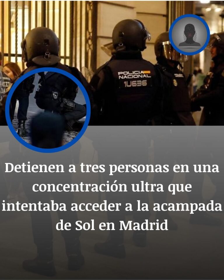 Tres detenidos tras el intento de alcanzar la acampada de Sol desde una concentración ultra