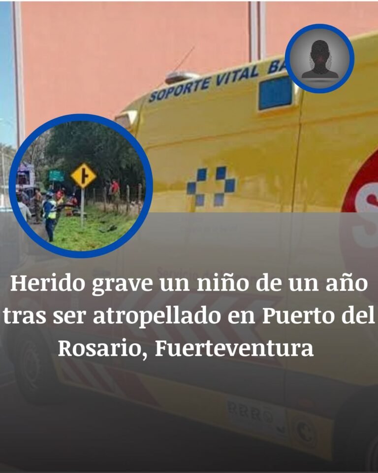 Puerto del Rosario: un niño de un año, grave tras ser atropellado
