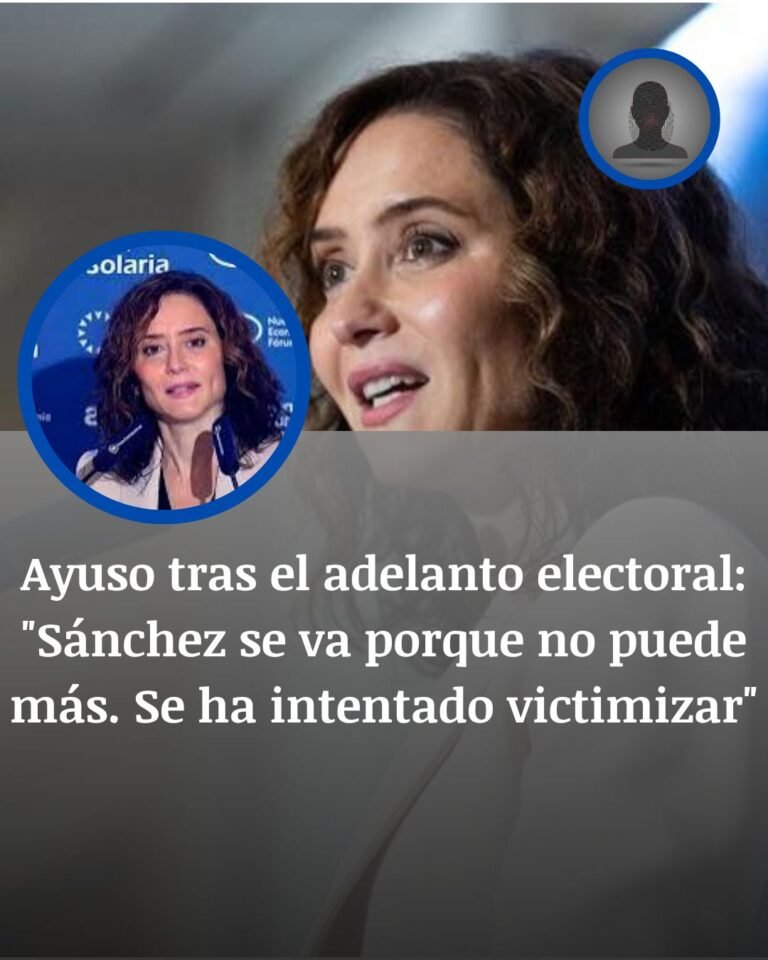 Ayuso celebra el adelanto electoral y carga contra Sánchez tras la convocatoria del 29 de noviembre