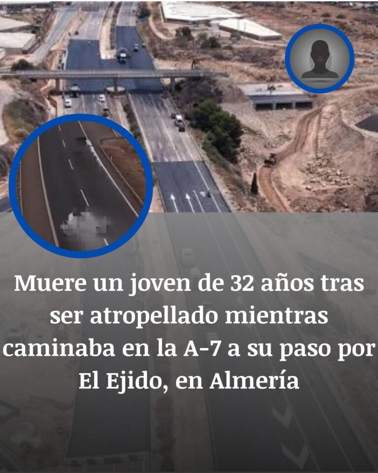 Muere un joven atropellado mientras caminaba por la A-7 en El Ejido