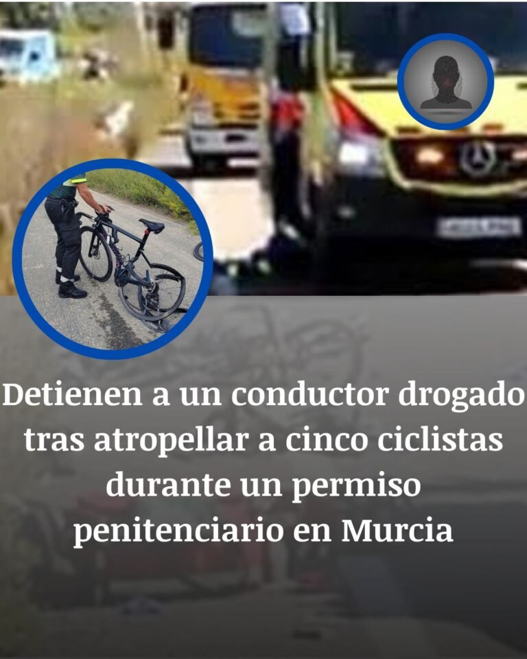 Prisión provisional para el acusado de arrollar a cinco ciclistas en Murcia