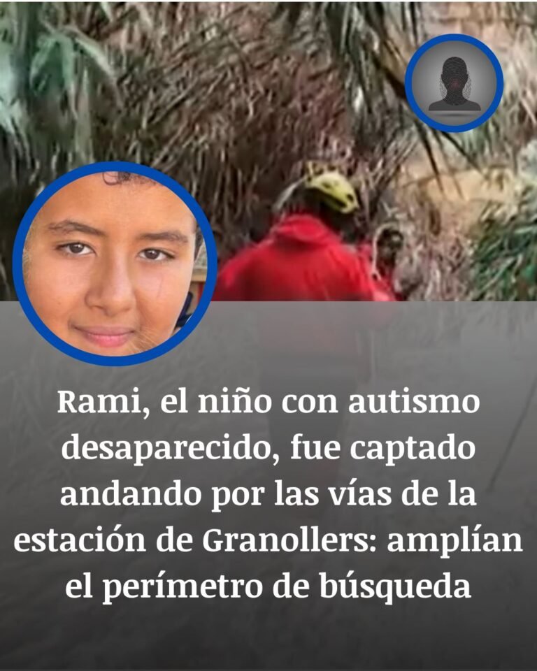 Rami, visto junto a las vías de Granollers: amplían la búsqueda bajo la lluvia