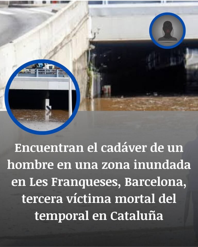 Hallan a un hombre muerto dentro de un coche atrapado por el agua en Les Franqueses