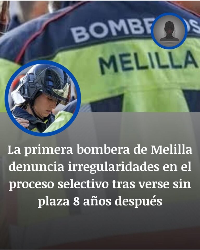 Melilla: la primera bombera se queda sin plaza tras ocho años y lleva el proceso a los tribunales