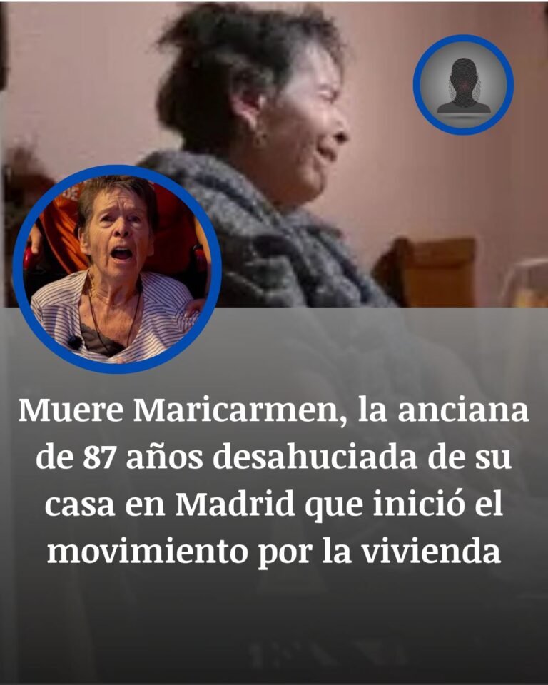 Muere Maricarmen Abascal tras su desahucio en Madrid