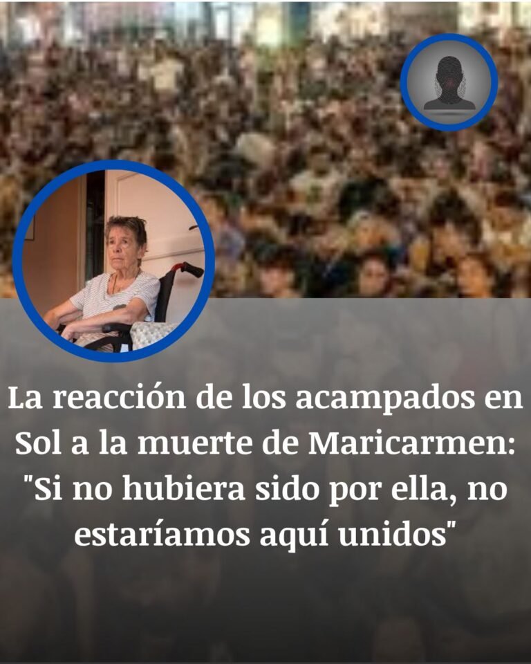 La muerte de Maricarmen lleva a los acampados de Sol hacia el Congreso