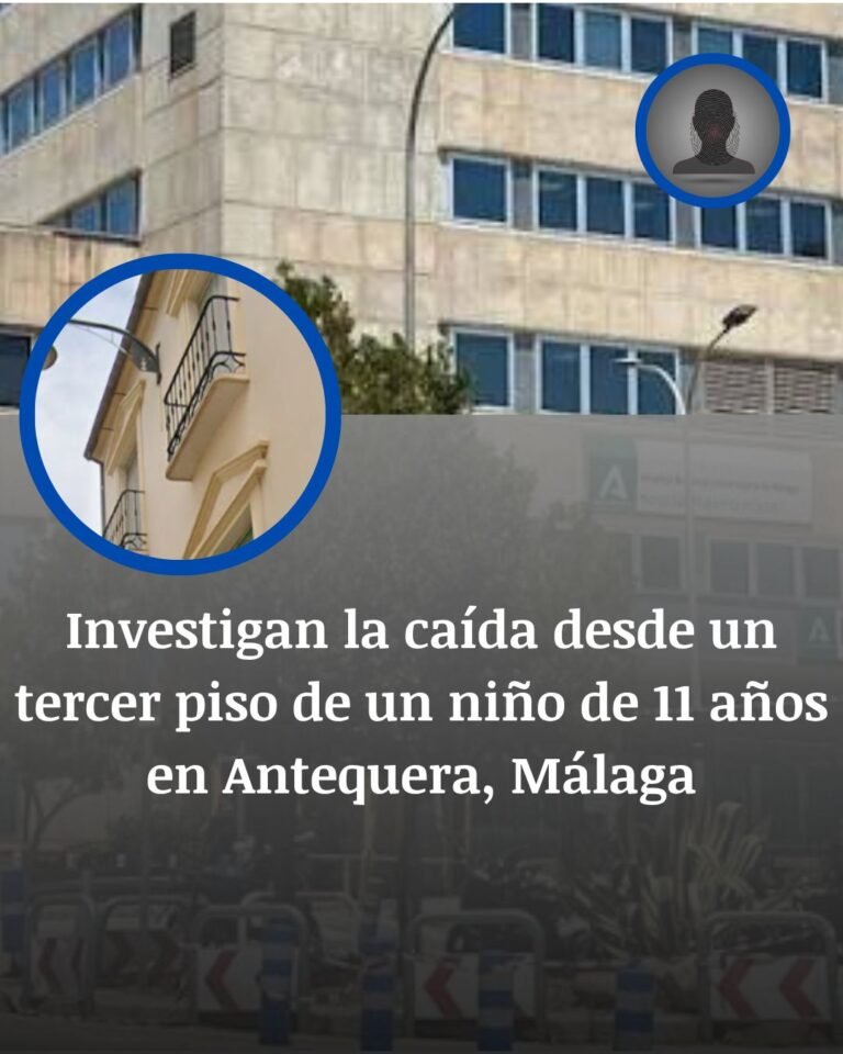 Niño de 11 años hospitalizado tras caer desde una tercera planta en Antequera