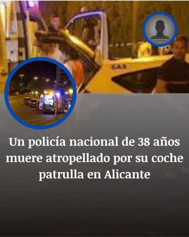 Alicante: un policía muere atrapado por su propio coche patrulla